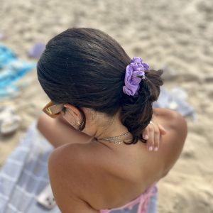Lavender Haze - Handmade Waterproof Swim Scrunchie in Soft Purple